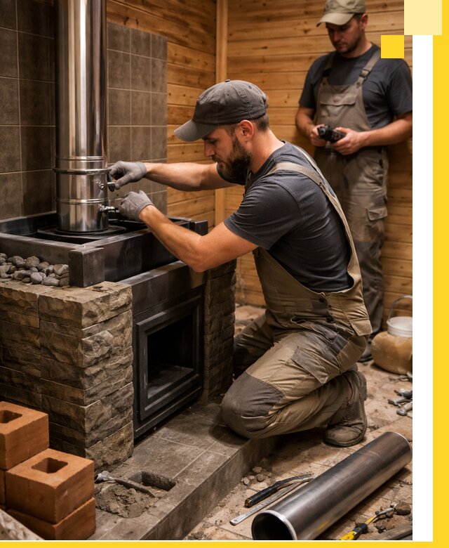 Изготовление и установка банных печей под ключ в Астрахани