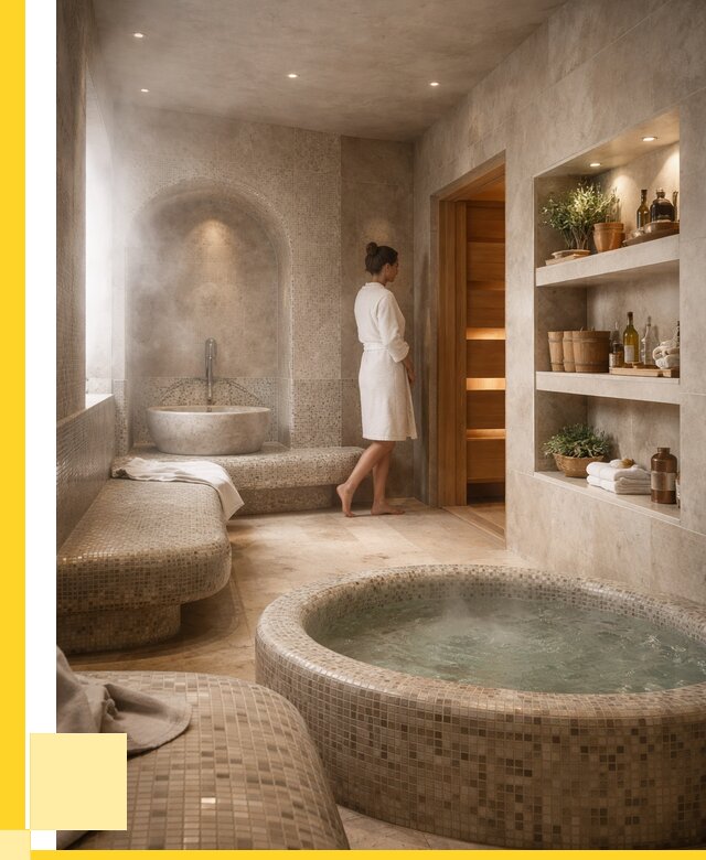 Строительство бани с хамамом в Астрахани от 770700 р. | ЭриданСтр