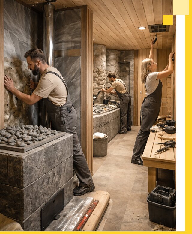 Строительство бань и SPA процедур в Астрахани под ключ и отделкой