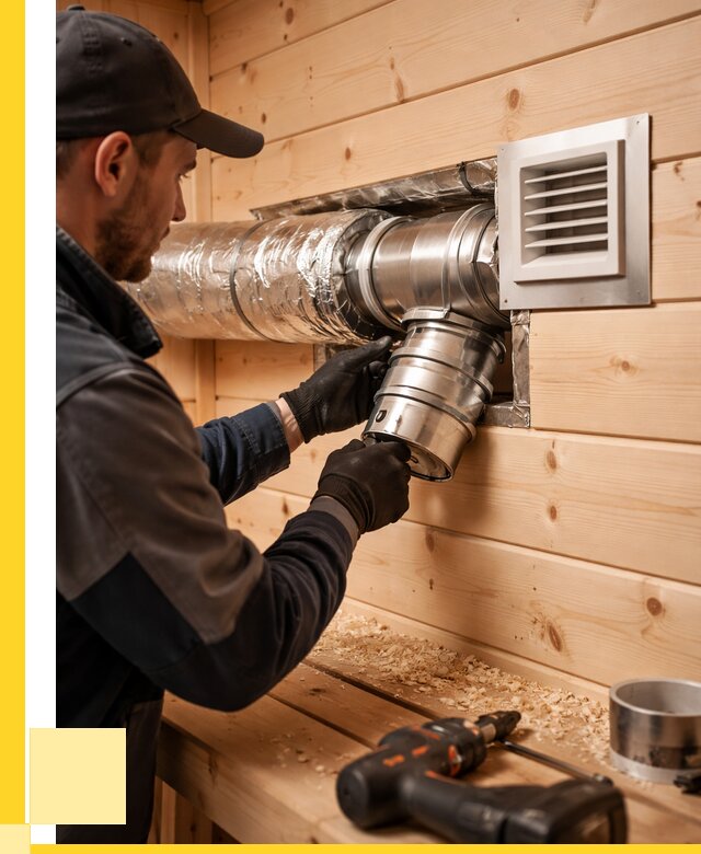 Монтаж вентиляции бани в Астрахани от 12331 р. | ЭриданСтр