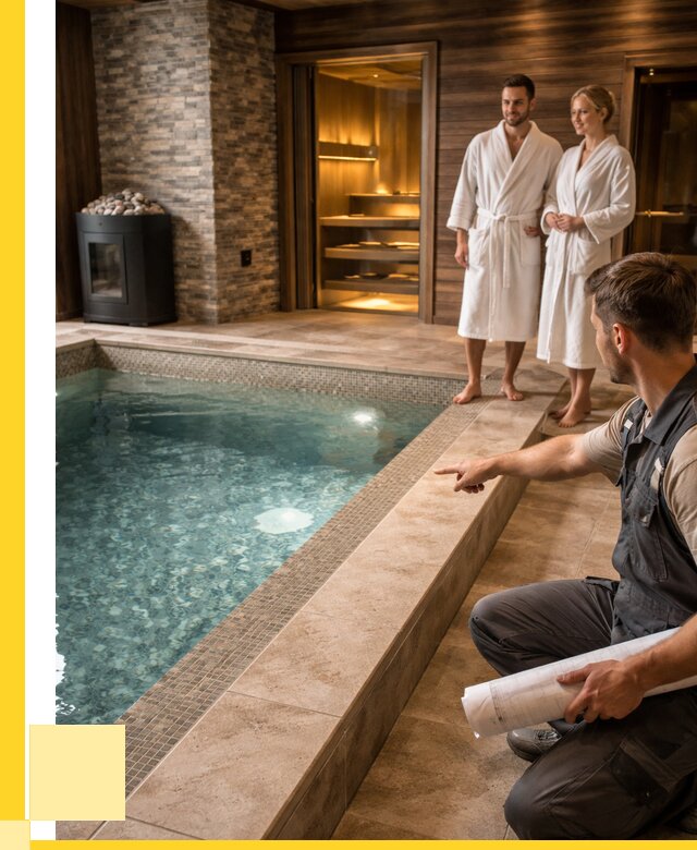 Проект бани с бассейном под ключ в Астрахани от 66794 р. | ЭриданСтр