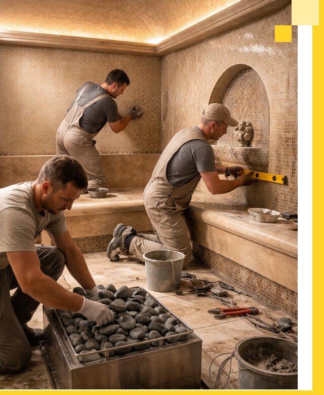 Проектирование и строительство хамама и сауны в Астрахани