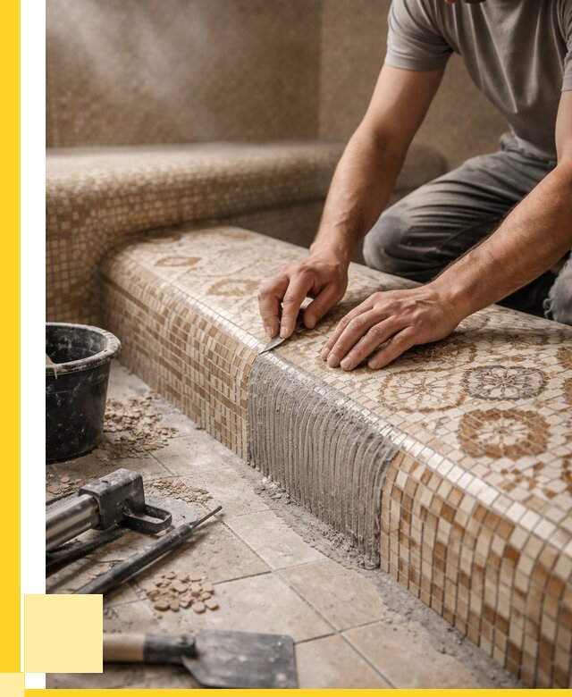 Плитка для хамама под ключ в Астрахани от 3597 р. | ЭриданСтр